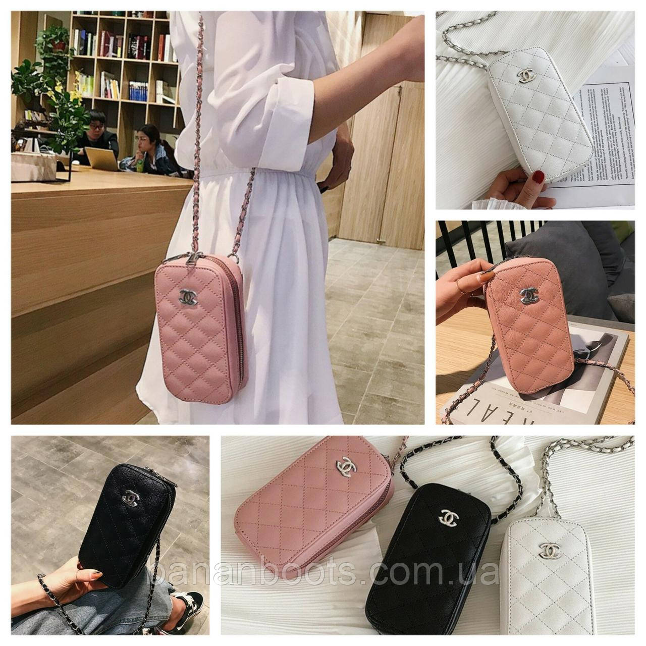 Жіноча вертикальна сумочка клатч