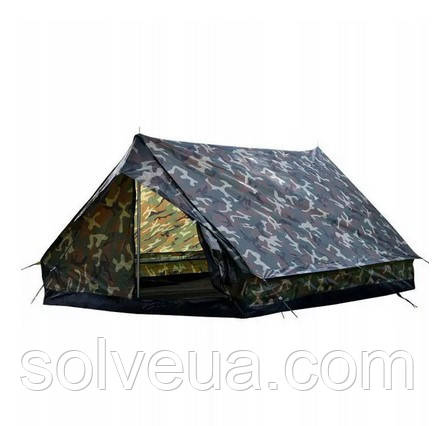 Двомісний намет Mil-Tec Mini Pack Super - Woodland (14206020).solve, фото 1