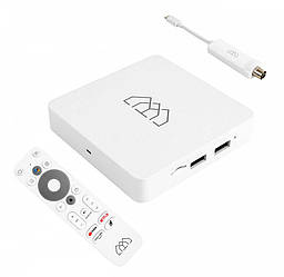 Медіаплеєр Homatics Box R Lite 4K Android TV 2/32GB з сертифікацією Google і Netflix + DVB-T2/C Тюнер