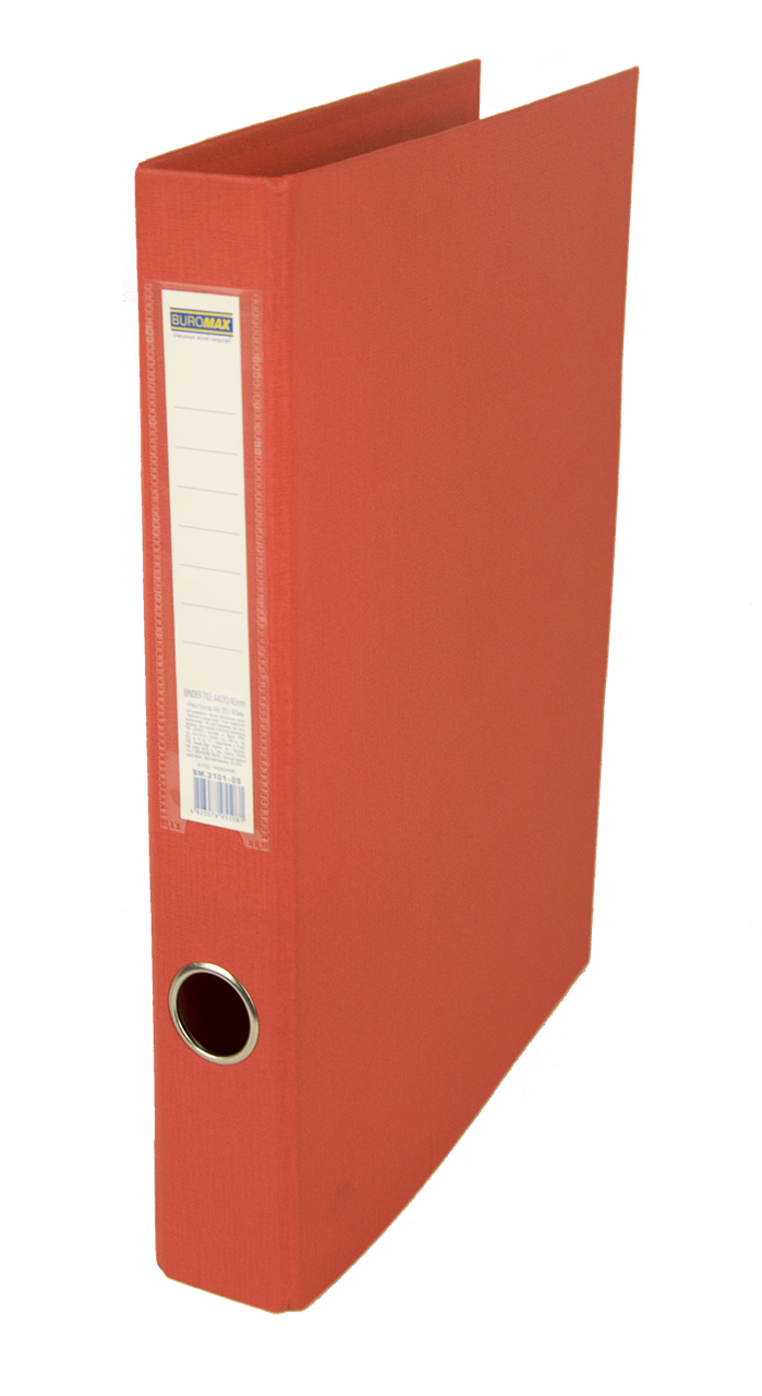 Папка карт."BuroMax" 3,5см 2кільця червона BM.3101-05