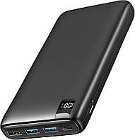 A ADDTOP Power Bank 26800 мАч Швидка зарядка 18 Вт PD USB C Портативний зарядний пристрій QC 3.0 Зовнішній ак