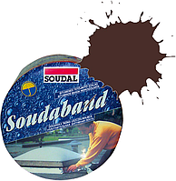 Лента битумная 7.5см х 10м /коричневый (RAL8017)/ Soudaband SOUDAL