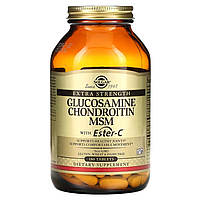 Solgar, глюкозамін, хондроїтин і МСМ з Ester-C, 180 таблеток