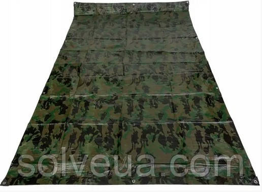 Захисний брезент Mil-Tec  2X3м. Woodland 14240020.solve