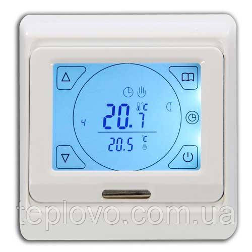 Терморегулятор программируемый In-Therm E 91, сенсорный программатор для теплого пола, белый - фото 1 - id-p1306551255