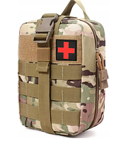 Подсумок под аптечку мультикам ВСУ сумка для аптечки военная аптечка подсумок тактична без наполнения