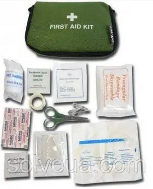 Набір першої допомоги Аптечка Mil-Tec olive 16026001.solve, фото 1