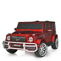 Детский электромобиль Mercedes (4 мотора по 45W, 2аккум, USB, FM, двуместный) Джип Bambi M 4259EBLRS-3 Красный
