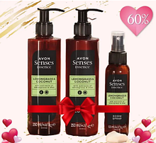 Жіночий Подарунковий Набір AVON Senses Essence "Лемонграсс и Кокос" (Эйвон Сенсес Эссенс).