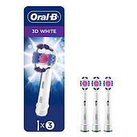 Змінна насадка Oral-b Pro 100 3d white electric toothbrush replacement brush refill 3шт (США)