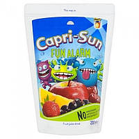 Сок Capri-Sun Fun Alarm с лимоном, яблоком, смородиной, вишней, лаймом, клубникой 200 мл