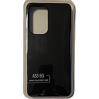 Чехол Silicon Case Samsung A53 (SM-A536) "Черный №18"