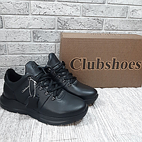 Мужские кожаные кроссовки Clubshoes