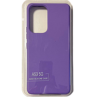 Чехол Silicon Case Samsung A53 (SM-A536) "Сирень" №41