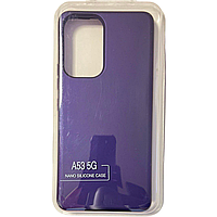 Чехол Samsung A53 (SM-A536) Silicon Case №30 "Ультрафиолет"