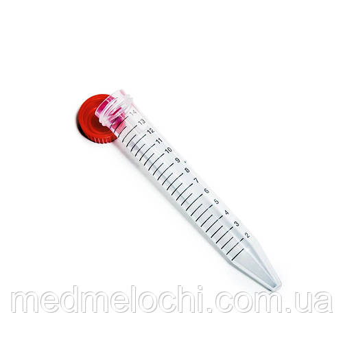 Пробирка коническая градуированная с крышкой "ВОЛЕС" тип Фалькон 15 мл ...