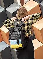 Жіночий місткий рюкзак Топ Рол шкільний патріотичний для ручної поклажі