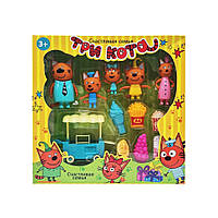 Игровой набор фигурок Три кота Bambi N73-2 с аксессуарами, Time Toys