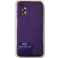 Чехол Samsung A23 (SM-A235) Silicon Case №30 "Ультрафиолет"
