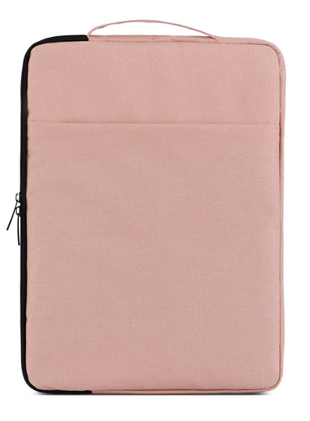 Сумка чохол для ноутбука вертикальна Slim 17.3" вертикальний чохол під великий ноутбук 17 дюймів Рожевий, фото 1