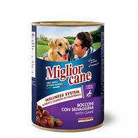 Влажный корм для собак Migliorcane с кусочками дичи 405 г