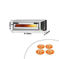Печь для пиццы, 4 х 25 см, 1 камера
