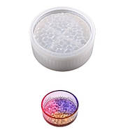 Форма Молд скринька без кришки кругла Морські хвилі з епоксидної смоли