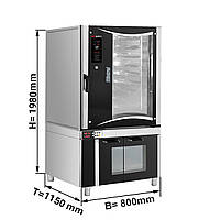 Электрическая конвекционная печь - 10 x EN 40 x 60 см - вкл. Расстоечный шкаф 8x EN 60 x 40 cm GGM Gastro