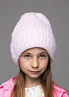 Шапка детская для девочек Алекса D910 (флис) 50-54 см. Світло-рожевий