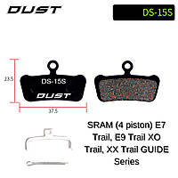 ТОРМОЗНЫЕ КОЛОДКИ DUST DS-15S Полуметалл