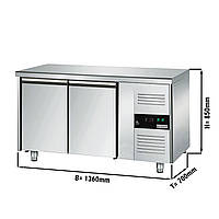 Морозильный стол  ECO  1,36 x 0,7 m (2 двери) GGM Gastro