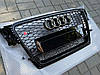 Решітка радіатора Audi A4 B8 (07-11) до рестайл у стилі RS4 (чорна + quattro), фото 5
