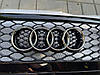 Решітка радіатора Audi A4 B8 (07-11) до рестайл у стилі RS4 (чорна + quattro), фото 9