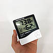 Термогігрометр Generic HTC-1 години будильник метеостанція, фото 8