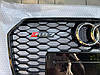 Решітка радіатора Audi A7 (15-18) стиль RS7 (чорний глянець), фото 5
