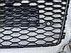 Решітка радіатора Audi A7 (15-18) стиль RS7 (чорний глянець), фото 10