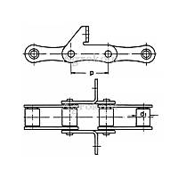 Ланцюг елеватора John Deere - S51/SD/J2A [ROLLON-SOLID] (38.1 ММ)