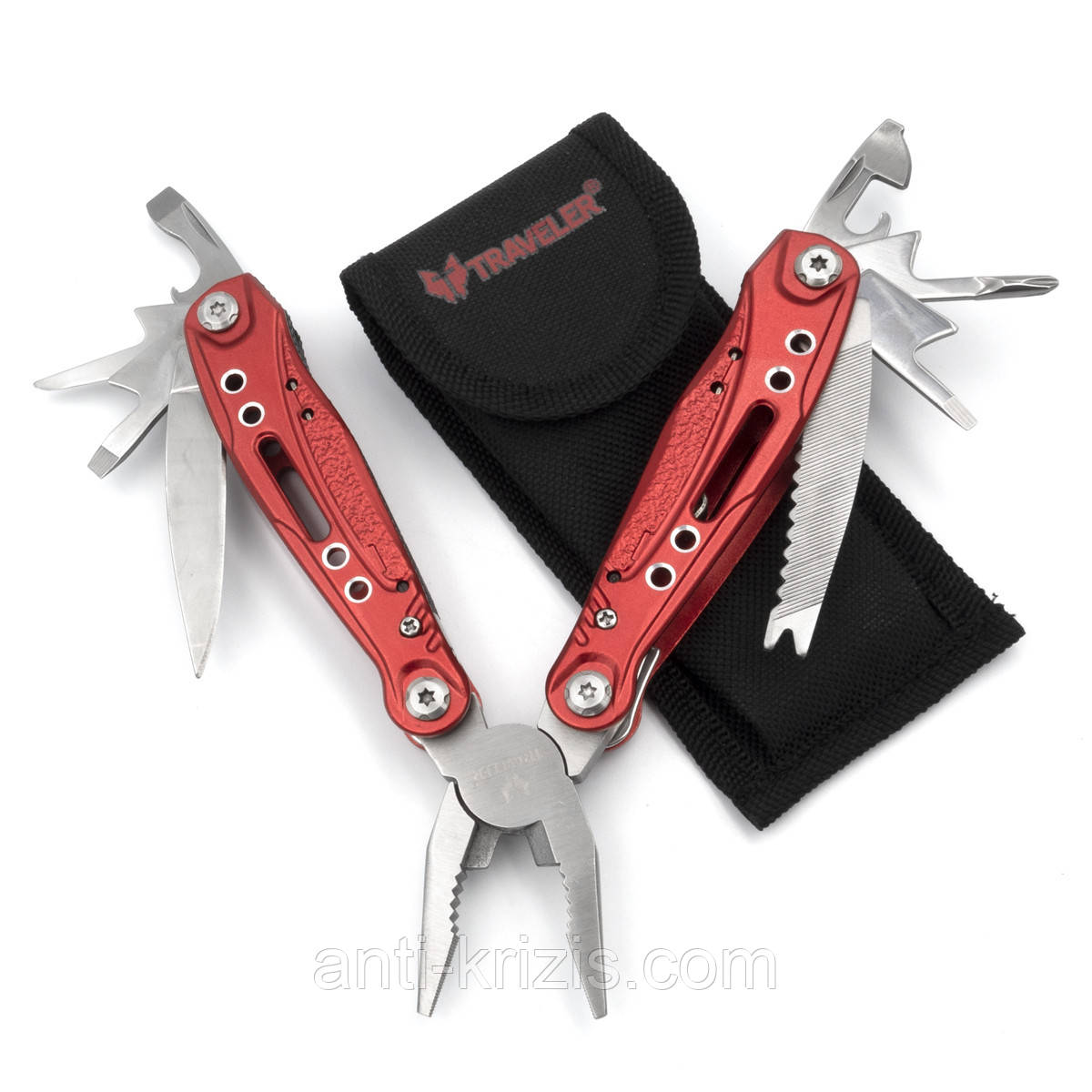 Мультиінструмент Traveler MT905 Червоний