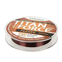 Леска 0.33 мм 150 м 12 кг Kalipso Titan Force Feeder Brown