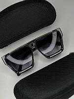Женские солнцезащитные очки LOUIS VUITTON POLARIZED Черные с поляризацией Луис Виттон Лисички Бабочки Антиблик