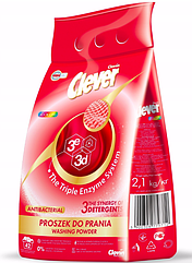 Пральний порошок Clever Neutro + Color & White 1,92 кг