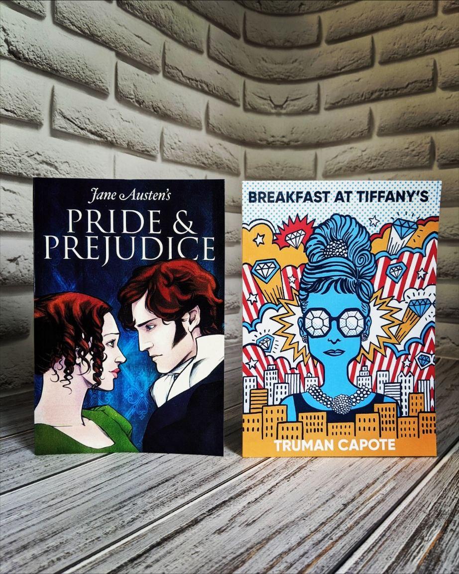 Набір книг "Breakfast at Tiffany's" (Сніданок у Тіффані), "Pride and Prejudice" Jane Austen англійською мовою, фото 1