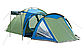 Намет водонепроникний 4-місний двошаровий Presto Acamper SOLITER 4 PRO зелений-синій Shopik, фото 6