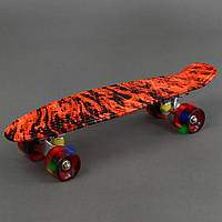 Пенни борд Penny Graffity 22" светящиеся Fire (2T2044)