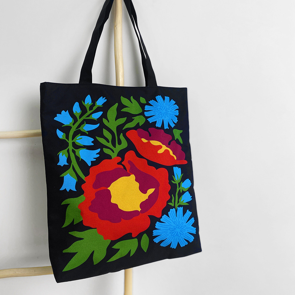 Сумка жіноча Original Маки и колокольчики 40x45 см (SV_23UKR008_BL), фото 1