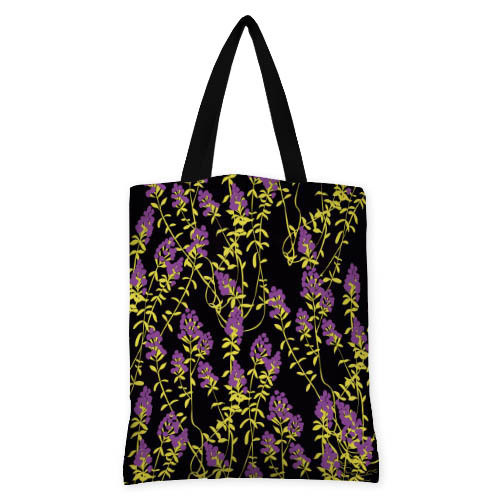 Сумка жіноча Original Полевые сиреневые цветы 40x45 см (SV_23J002_BL), фото 1