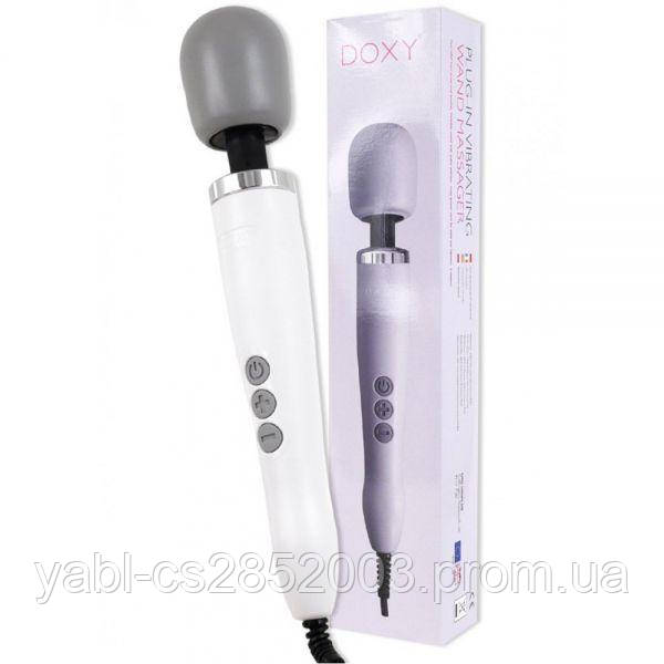 Вібромасажер-мікрофон DOXY Wand Massager, White