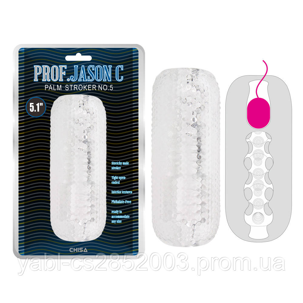 CH38290 Мастурбатор гель Chisa Prof.Jason C Palm Stroker No.5 Clear