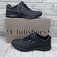 Мужские повседневные кожаные кроссовки Clubshoes