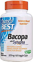 Бакопа с Synapsa Doctor's Best, Bacopa With Synapsa, 320 мг, 60 капсул